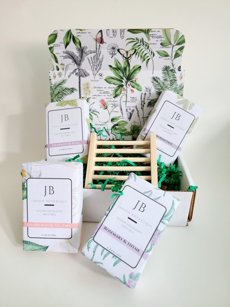 Natural Herbal Cold Process Soap Bar Gift Set - Image 2