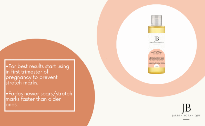 Organic Body Oil for Skin Repair Scars Stretchmarks 200ml - Image 5