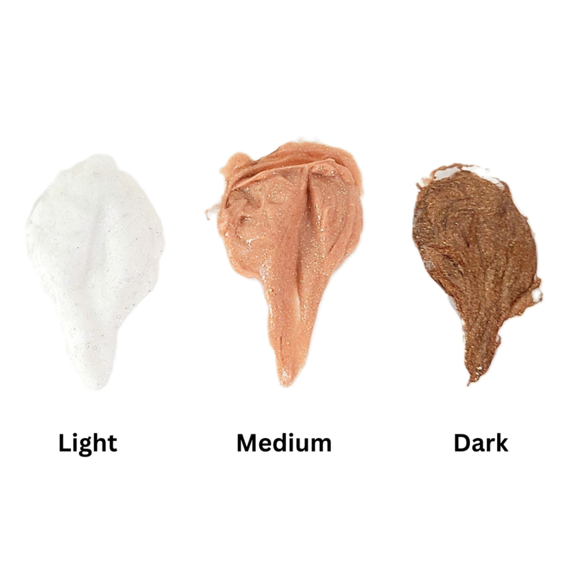 Light Tone Body Shimmer Cream Transparent - Image 5