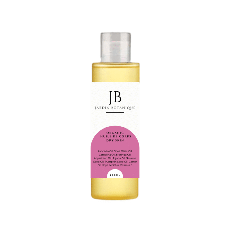 Organic Body Oil for Dry Skin 200ml