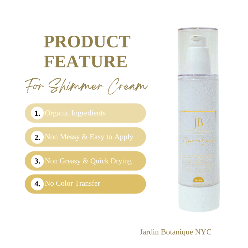 Light Tone Body Shimmer Cream Transparent - Image 3