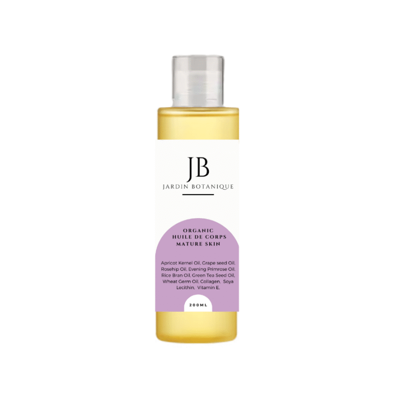 Organic Body Oil for Mature Aged Skin 200ml