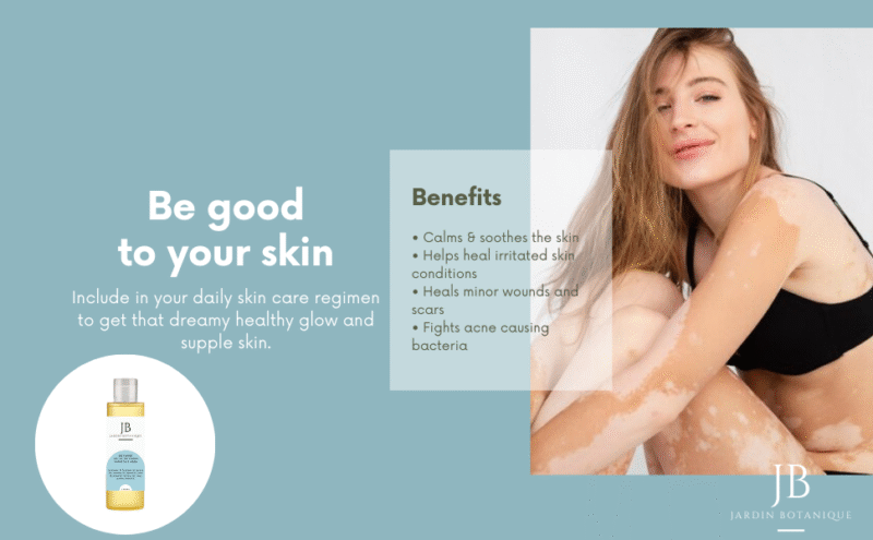 Organic Body Oil for Sensitive Skin 200ml Eczema Psoriasis Rosacea - Image 4