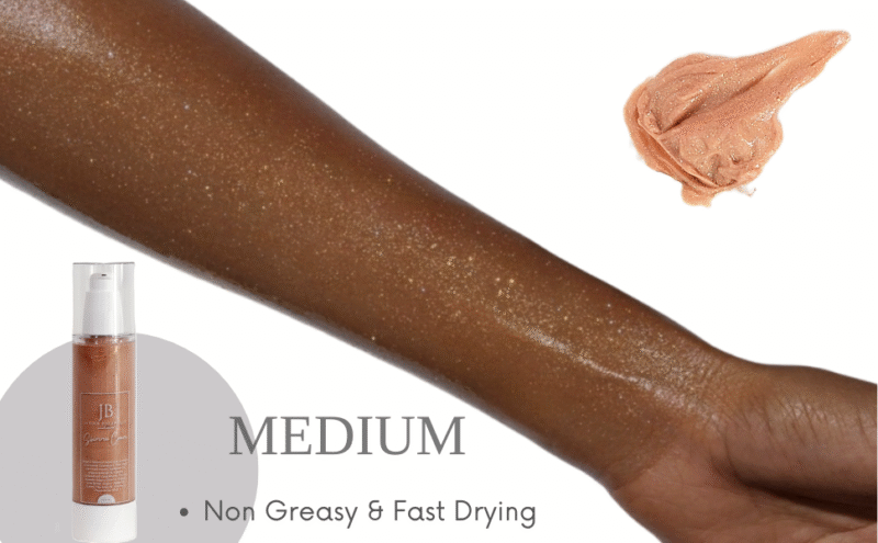 Medium Tone Body Shimmer Cream Bronzer - Image 4