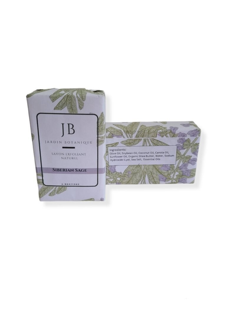 Natural Siberian Sage Cold Process Soap Bar - Image 2
